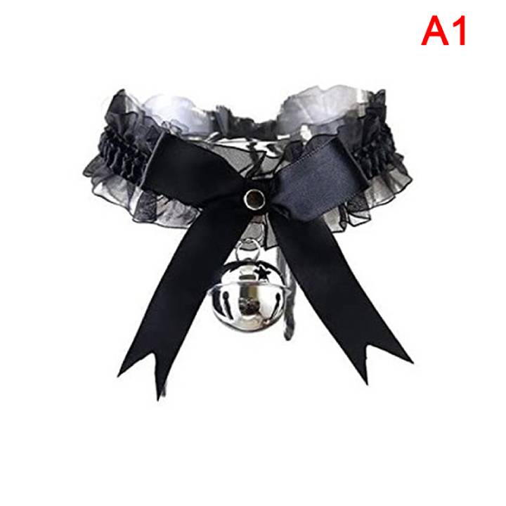 1pc Gothic Chokers Black Lace Flowers Sexy Lace Neck Choker Necklace Vintage Tassel Chain Women Steampunk Halloween Jewelry