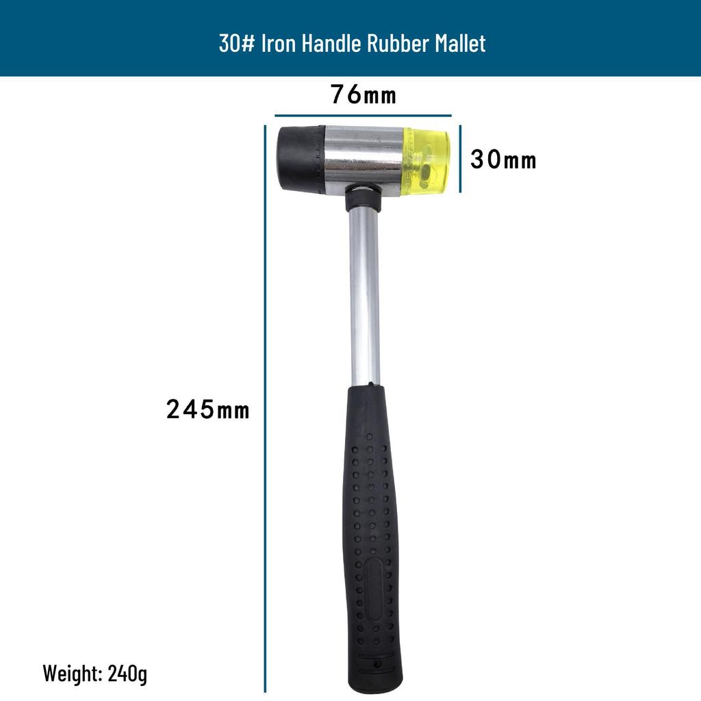 Solid Rubber Mallet for Tile Installation