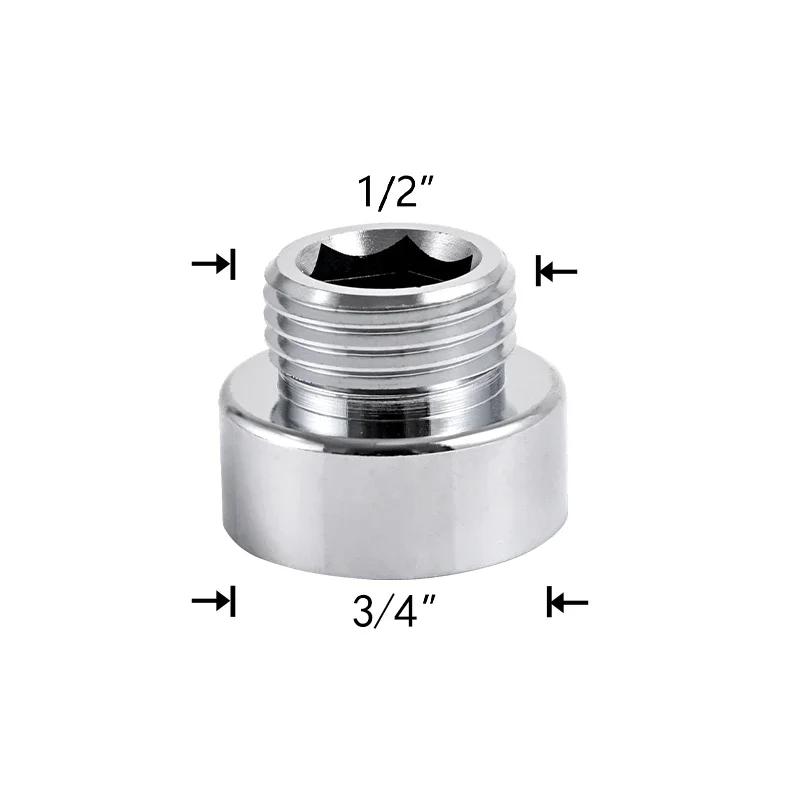 Water Faucet Coupler 1/2 To M16 M18 M20 M22 M24 M28 M32 Thread Connector Conversion Tap Adapter Fitting Bubbler Kitchen Bathroom