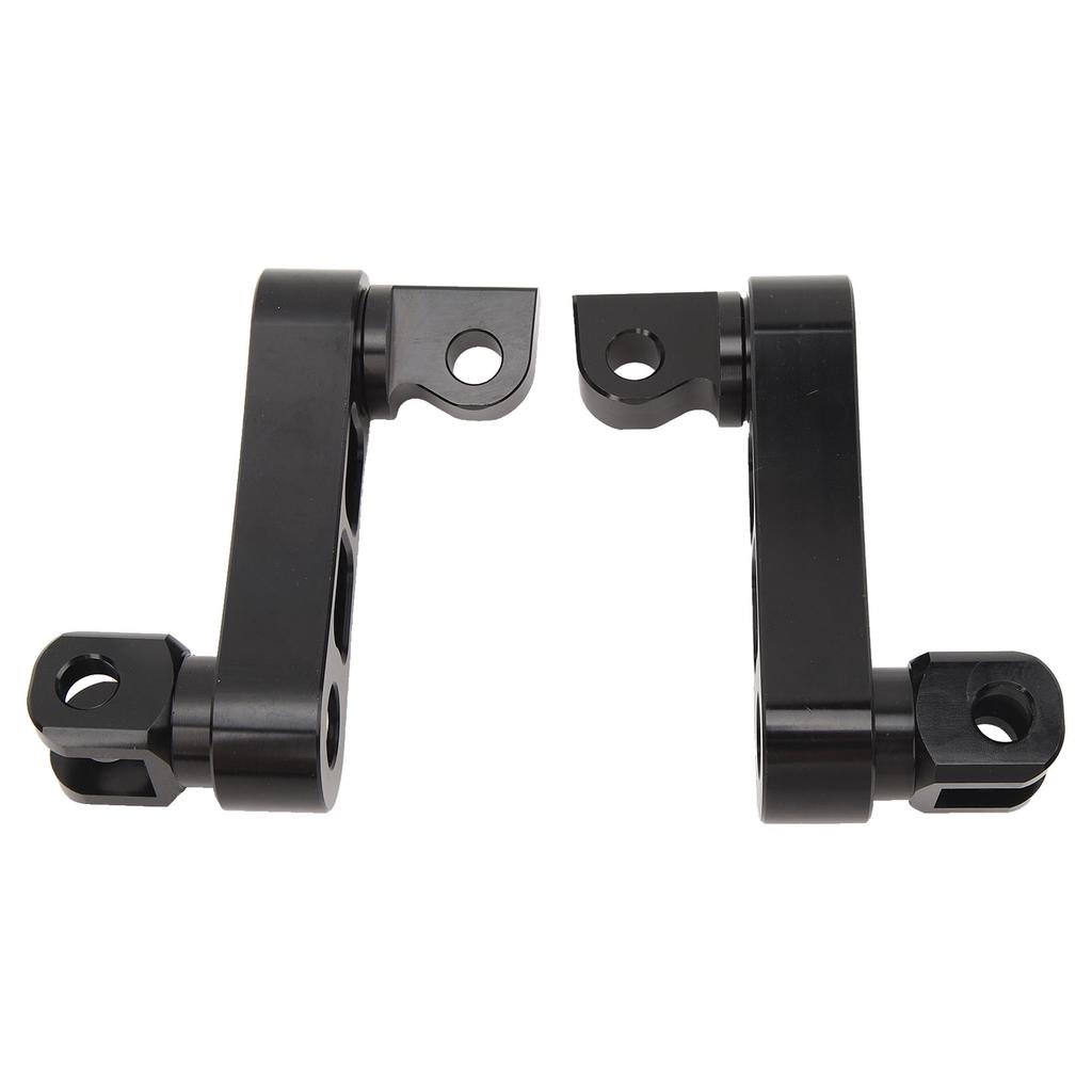 Motorcycle Foot Peg Highway Bracket 360 degrees Adjustable Rugged Foot Peg Extension Bracket for Touring