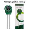 3 In 1 Soil PH Meter Flower Pot Hygrometer Soil Tester Plants Growth Moisture Light Intensity Meter Instrument Garden Plant Tool