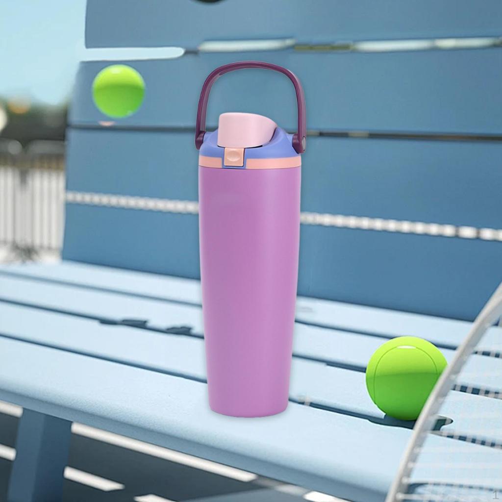 Insulated Water Bottle Lightweight Portable Leakproof Travel Mug Sports for Camping