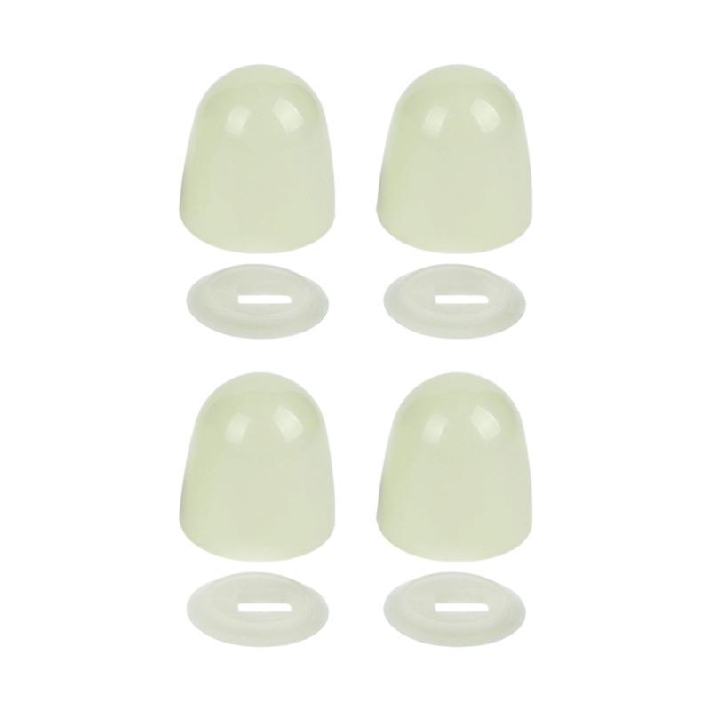 652F 2/4Pcs Toilet Screw Bolt Cover Replacement Luminously Toilet Bolt Covers for Home Bathroom Accessories Enduring