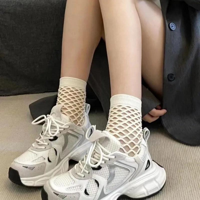 

Fashionable and Comfortable Casual Sports Shoes Spring and Autumn New Round Toe Thick-soled Lace-up Breathable Running Shoes 35 белый