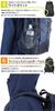 Backpack for Men and and for and with USB Charging Port [LAD WEATHER] Women, Water-repellent Stain-resistant, Commuting, School, Hiking, (Red)