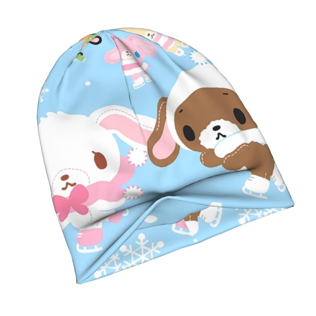Sanrio Sugarbunnies Adult Beanie Hat - Iconic Bunny Characters, Layered Hairstyle Accessory Suitable for Coffee Walks, Creative Outfits & Themed Event