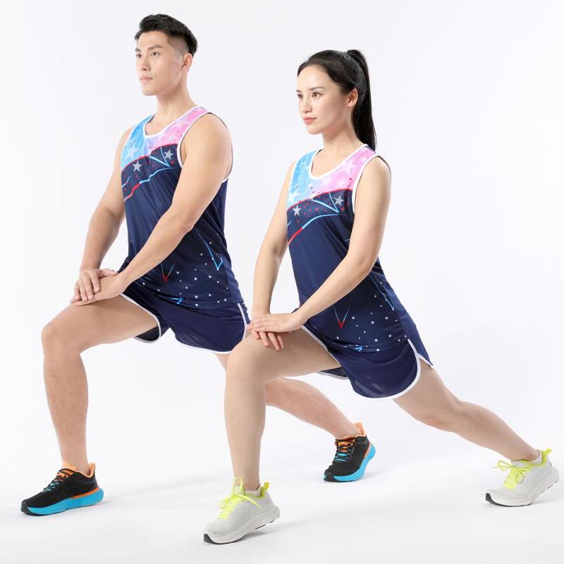 Unisex Track & Field Suit: Marathon Vest & Sprint Training Gear for Students
