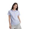 Li Ning Group Purchase Series Solid Color Breathable Versatile Casual Sports Polo Shirt Women Tops Dove-Gray APLU192-10