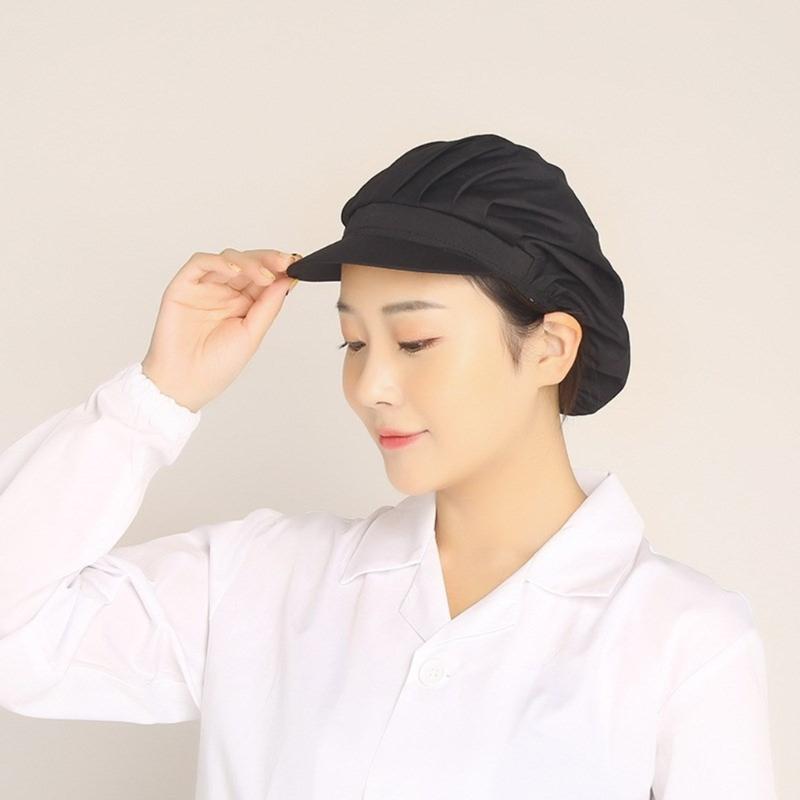Restaurant Hotel Kitchen Bakery Cooking Cap Unisex Catering Work Hat Dust Proof