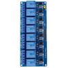 8 Channel Relays Board 5V/12V/24V 8-Way Relays Board Compatibility with Multiple Development Boards for Automation