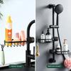 Kitchen Sink Holder Adjustable Shower Rack Bathroom Storage Shampoo Soap Sponge Drain Organizer Kitchen Accessories Organizer