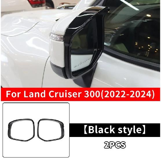 Fit Rain Guard Visor And Heat-Resistant Mirror Cover for Toyota LC300 -2025 Waterproof Exterior Accessories Kit