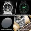 BINBOND Mechanical Wristwatches For Men Tourbillon Luminous Waterproof Automatic Men's Watch Original Skeleton Luxury Reloj