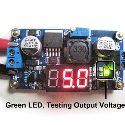 Buck Step-Down LM2596 Stromrichtermodul DC 2,5–40 V auf 1,25–37 V Voltmeter