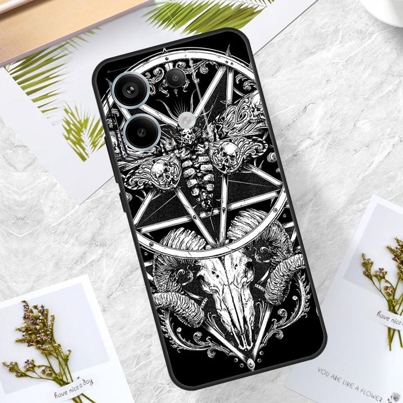 Devil Satan Case For Xiaomi Redmi Note 13 Pro 14 12 11 10 15 Pro Plus Redmi 15C 10C 12C 13C 14C 15 Cover