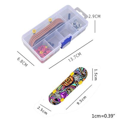 Plastic Mini Finger Skating Board Table Game Toy Kids Skateboard Children Finger Fingerboard Scooter Skate