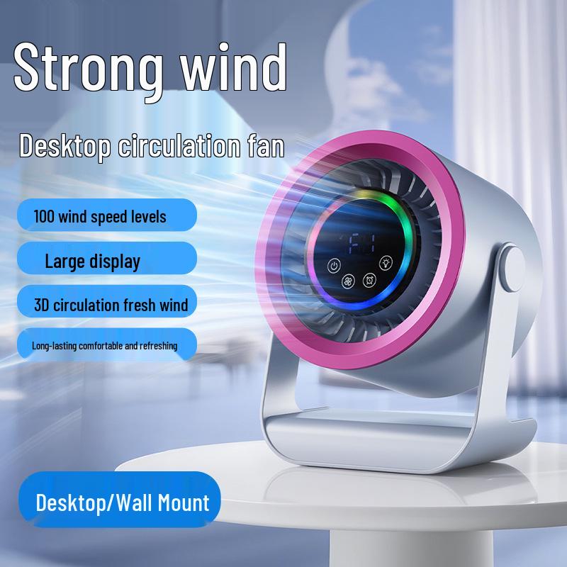 Compact USB Rechargeable Desktop Fan – Silent, Long Battery Life for Office & Study