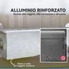 43L Aluminum Tool Box with Lock, 2 Keys and Side Handle, 76.2x33x24.4 Cm, Silver
