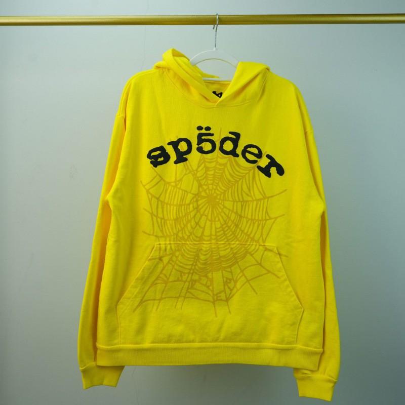 Premium Sp5der Hoodie Mens Oversized Streetwear Sweatshirt With 3D Pouch Pocket Winter Casual Long Sleeve