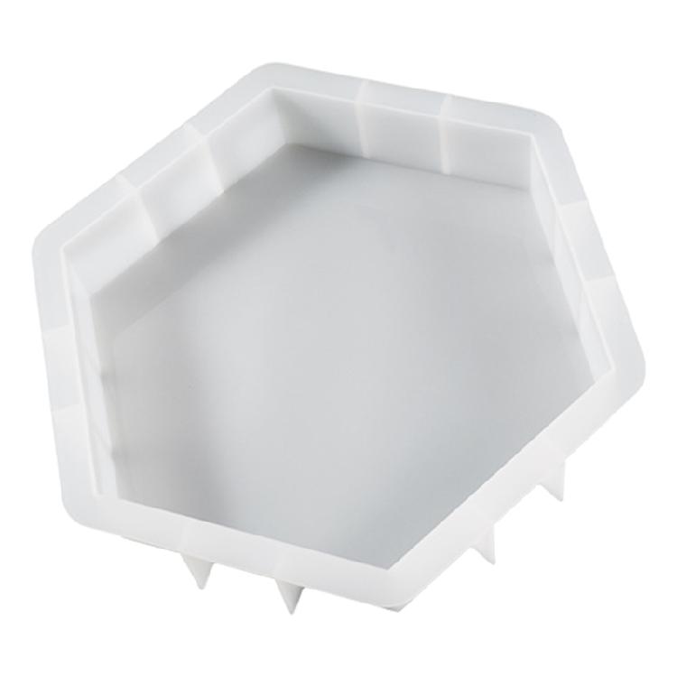 Sechseckige Harzform für Harzguss Heimdekoration Blume Schreibtischdekoration