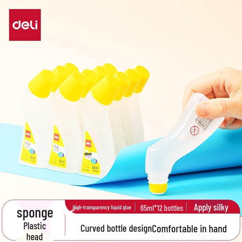 Deli 65ml Sponge Tip Liquid Glue