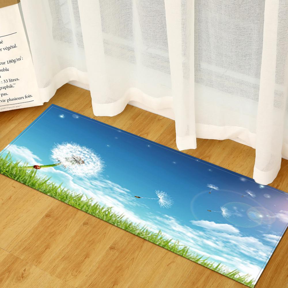 Christmas Kitchen Sand Carpet Doormat Long Floor Mat