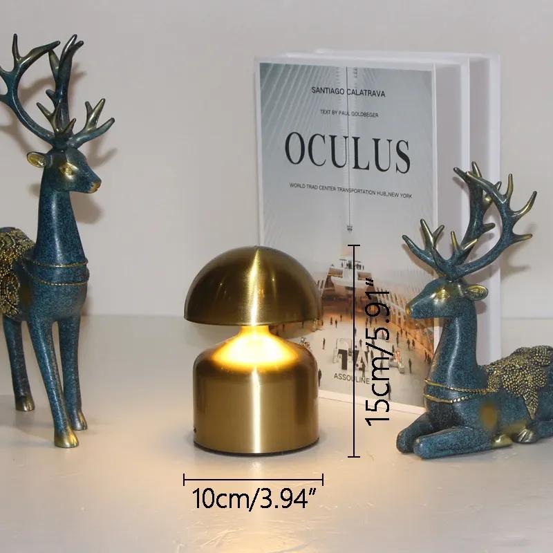 Portable Dimmable Table Lamp Rechargeable Touch Lamp for Bar and Night Light Indoor and Outdoor Use