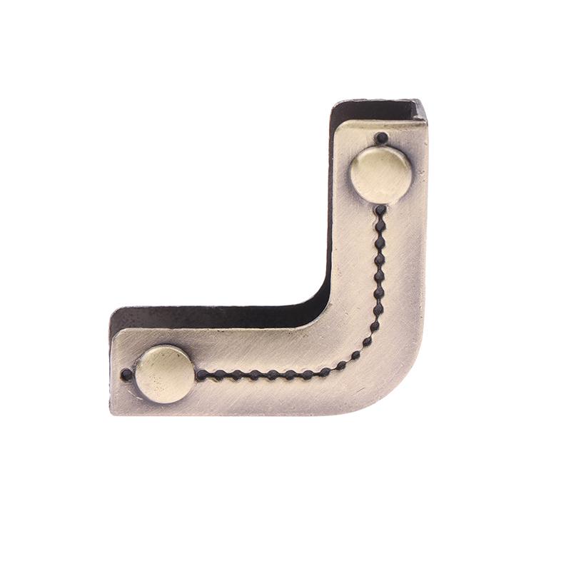 1Pc Metal Bag Corner Corners Decor End Clip Edge Banding Bag Accessories Leather Decorative Corner Banding Decorative Strips