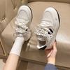 Leather platform German training shoes women's board shoes 2025 spring and summer new versatile casual sports shoes women's white shoes