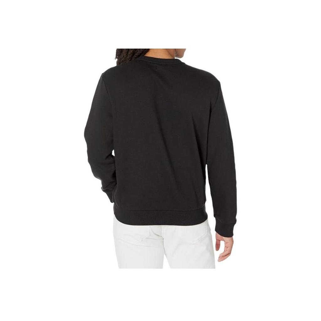 Calvin Klein Ss23 Letter Logo Round Neck Long Sleeve Sweatshirt Men Sweatshirt Black 40JM937-001
