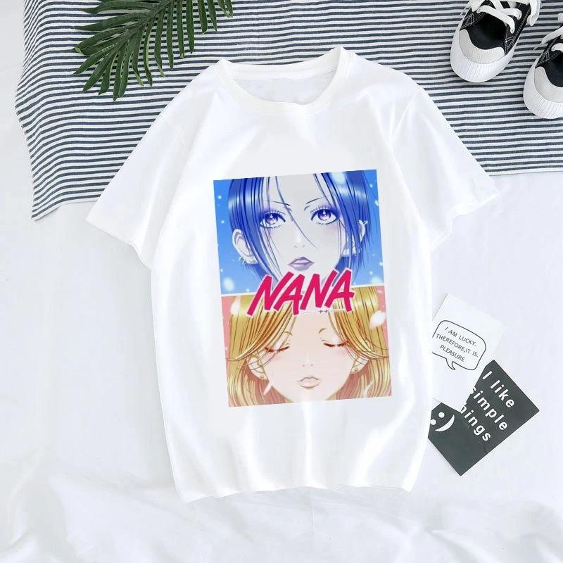 ZX TEE Nana Anime T-Shirt Nana Anime Shirt Nana Osaki Manga Charakter Shirt BLACK STONES Merchandise Japanisches Anime Charakter Print T-Shirt