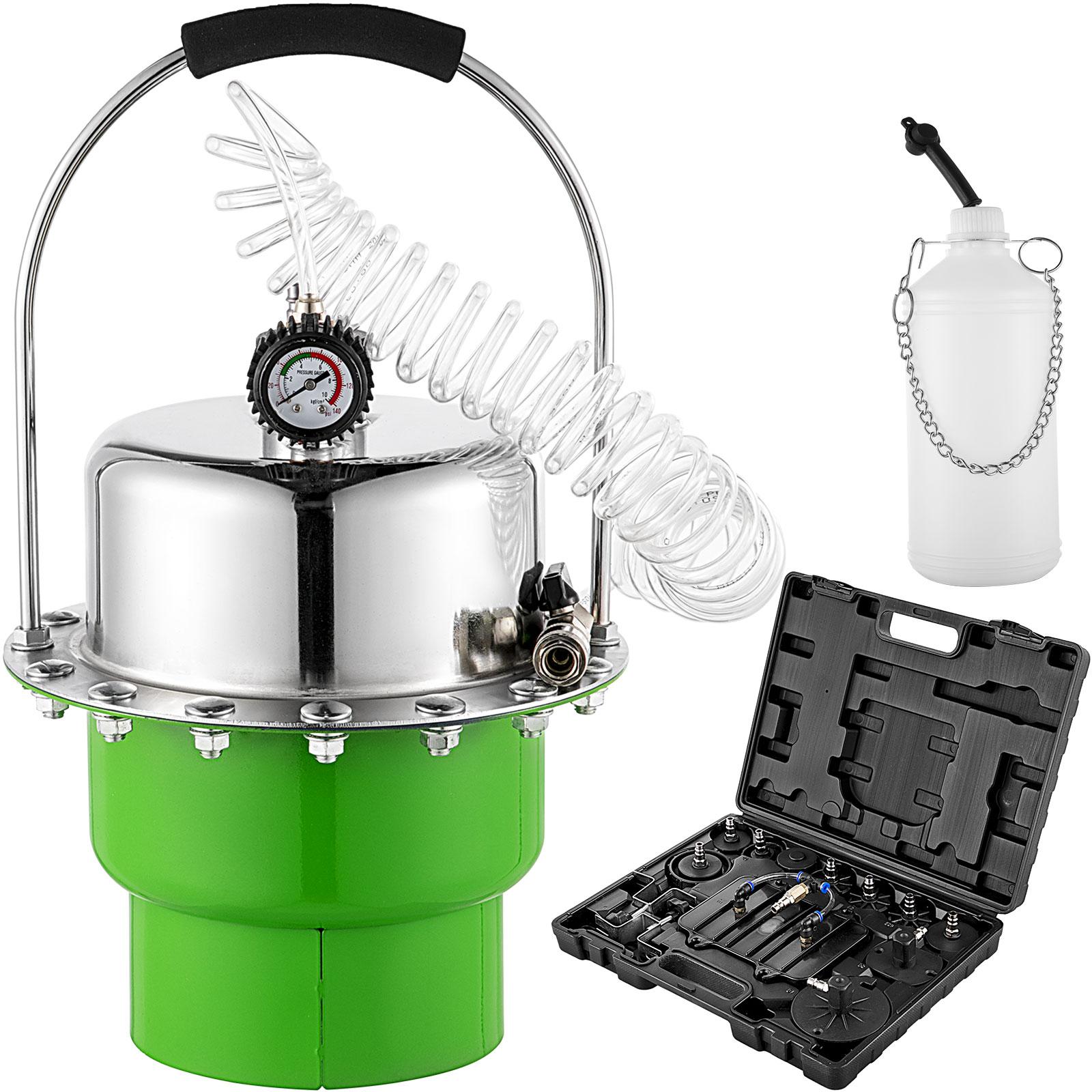 SucceBuy Pneumatic Air Pressure Bleeder, Brake Pressure Bleeding Tool Portable Brake Clutch Bleeder Valve System Kit for Garage зелёный