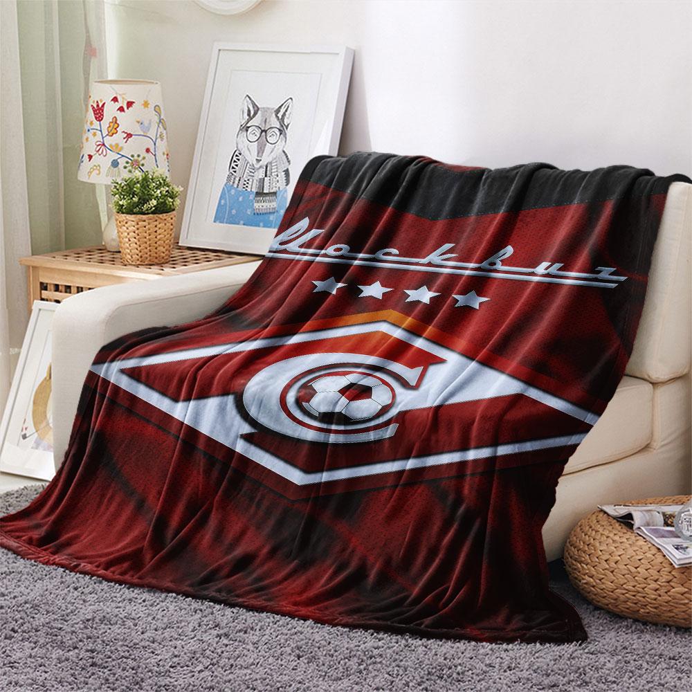 1PC Spartak Moscow Quest Blanket, High quality Comfortable for All Seasons, Home Decor, Warmth and Comfort
