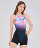 Laelliseupocheu [Rslh405 Mlt] Vanilla 3/4 Half-Body X-Back Swimsuit Multi