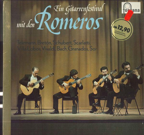 

LP Record ROMEROS Ein Gitarrenfestival Mit Den Romero 6531025 FONTANA Netherland Classical Used