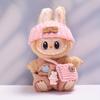 3pcs Handmade Crochet Set for Labubu No Doll Includes Clothes, Bag, Hat Labubu Accessories, Cosplay,