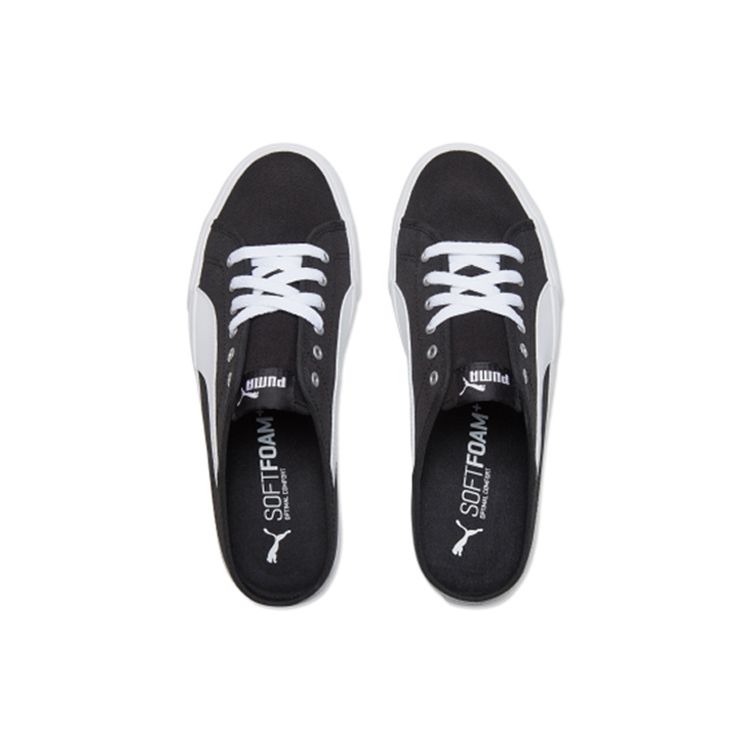 Puma Bari Mule Unisex Black White Sneakers 371318-01