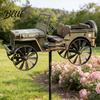 Metal Wind Spinner Garden Art Sasquatch Wind-Powered Weather Vane Yard Ornament Kinetic Windmill Sculpture Outdoor Patio Lawn Decoration Decor