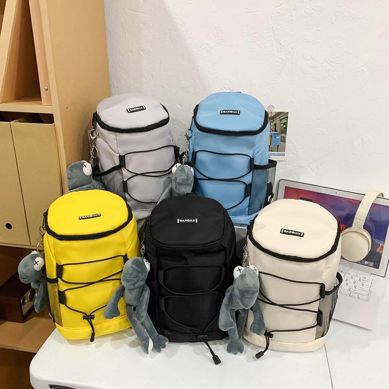 Large Capacity Chest Bag Women's College Student Shoulder Crossbody Bag Multi-functional Backpack