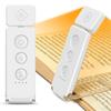 Glocusent Reading Light [2025 Edition] 12 LEDs, Rechargeable Book Light for Bed, Clip-on Light, 5 Color Temperatures and 5 Dimming Levels, 100 Hours