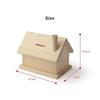 Kamidana no Sato Summer Vacation Craft Kit - Elementary School Lower Grades - Piggy Bank - Forest House Piggy Bank - Wooden House Craft - Woodworking