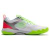Li Ning Gladiator Cushioning, Wear Resistant Low Top Badminton Shoes Unisex Fluorescent Flame Red AYZT011-2