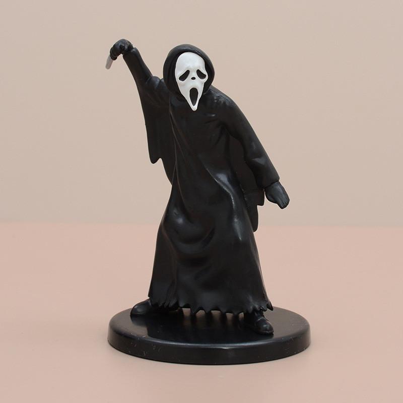 Scream Ghost Pvc Action Figures Model Toy Desktop Decoration Cartoon Gift Kids