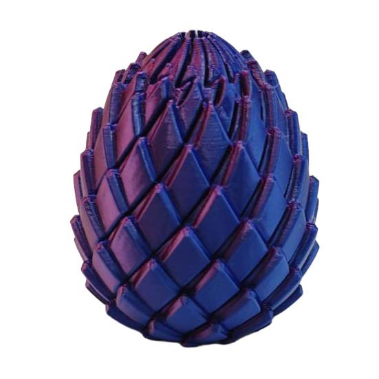 

3D Printed Twisting Egg Toy Stress Relief Spiral Egg Toy Articulated Rotating Egg Fidget Spinner Desk Toy Easter Basket Stuffers Party Favors S