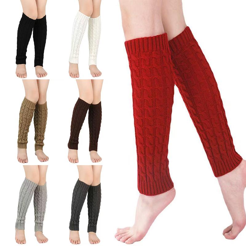 Women Knitted Foot Cover Autumn Winter Knit Socks Elegant Boot Cuffs and Foot Protectors Cosplay Heap Socks Japanese