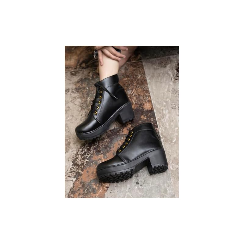 Shoetopia Girls Bt-601 Black Ankle Boot - 6 Uk (Girls-Bt-601-Black) 6 UK чёрный
