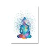 Meditasjon Lerret Maleri Abstrakt Buddha Yoga Kunst Motiverende sitat Plakat Buddhisme Print Plakat For Stue Hjem Innredning