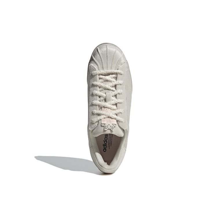 Adidas Originals Superstar Suede Low-Top Sneakers Women Sneakers Gray White HQ8423