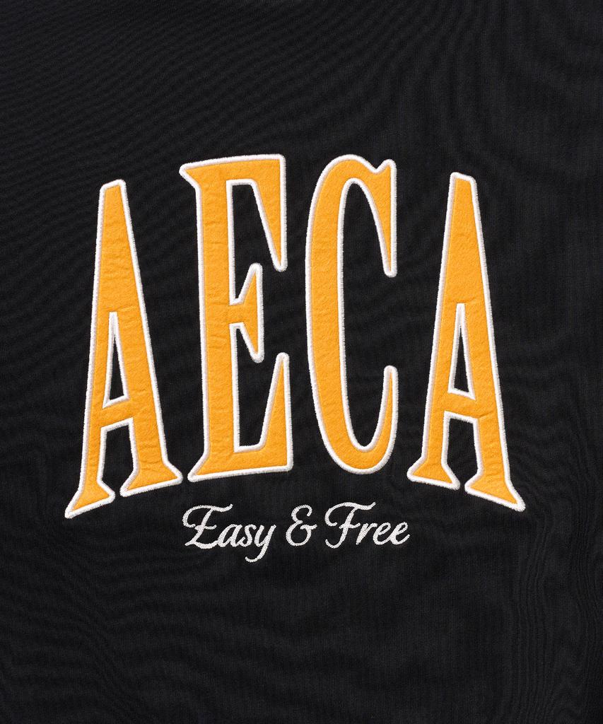 AECA Aeca Arch Felt Sweat Shirts-Black