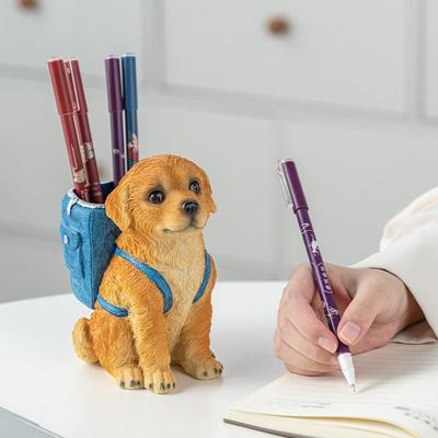 Golden Retriever Creative Pen Holder & Ornament